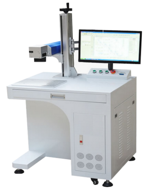 금속과 비금속 섬유 레이저는 20W 30W를 200 x 200mm 잡업 공간 기계로 가공합니다